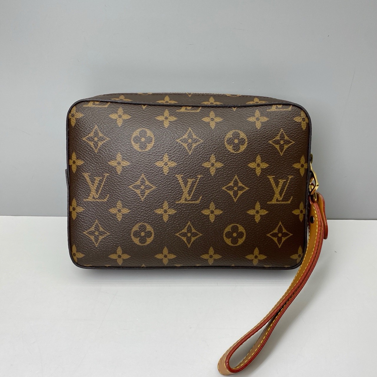 Louis Vuitton Pre-Owned Authentic Softtrunk Clutch Free Shipping 21x15x5cm