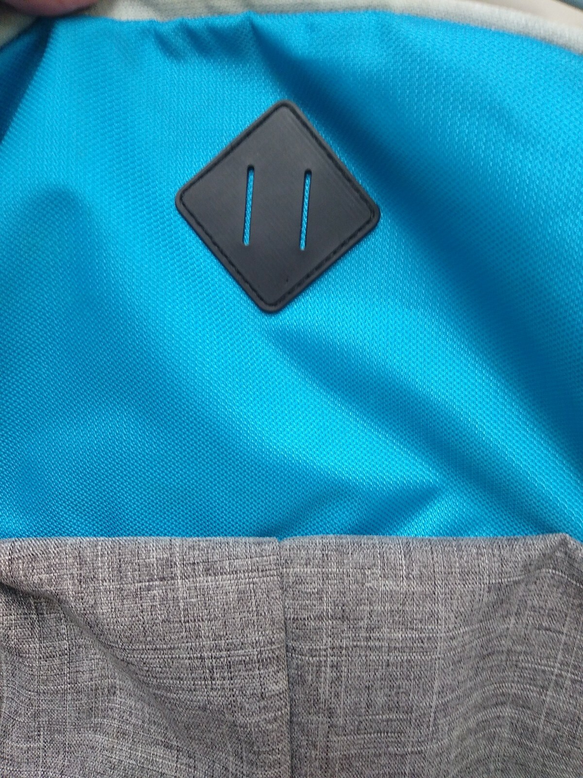 Bondka 19.5″ Eolus Backpack Grey/blue/black, Laptop Bag, School Bag, adjustab