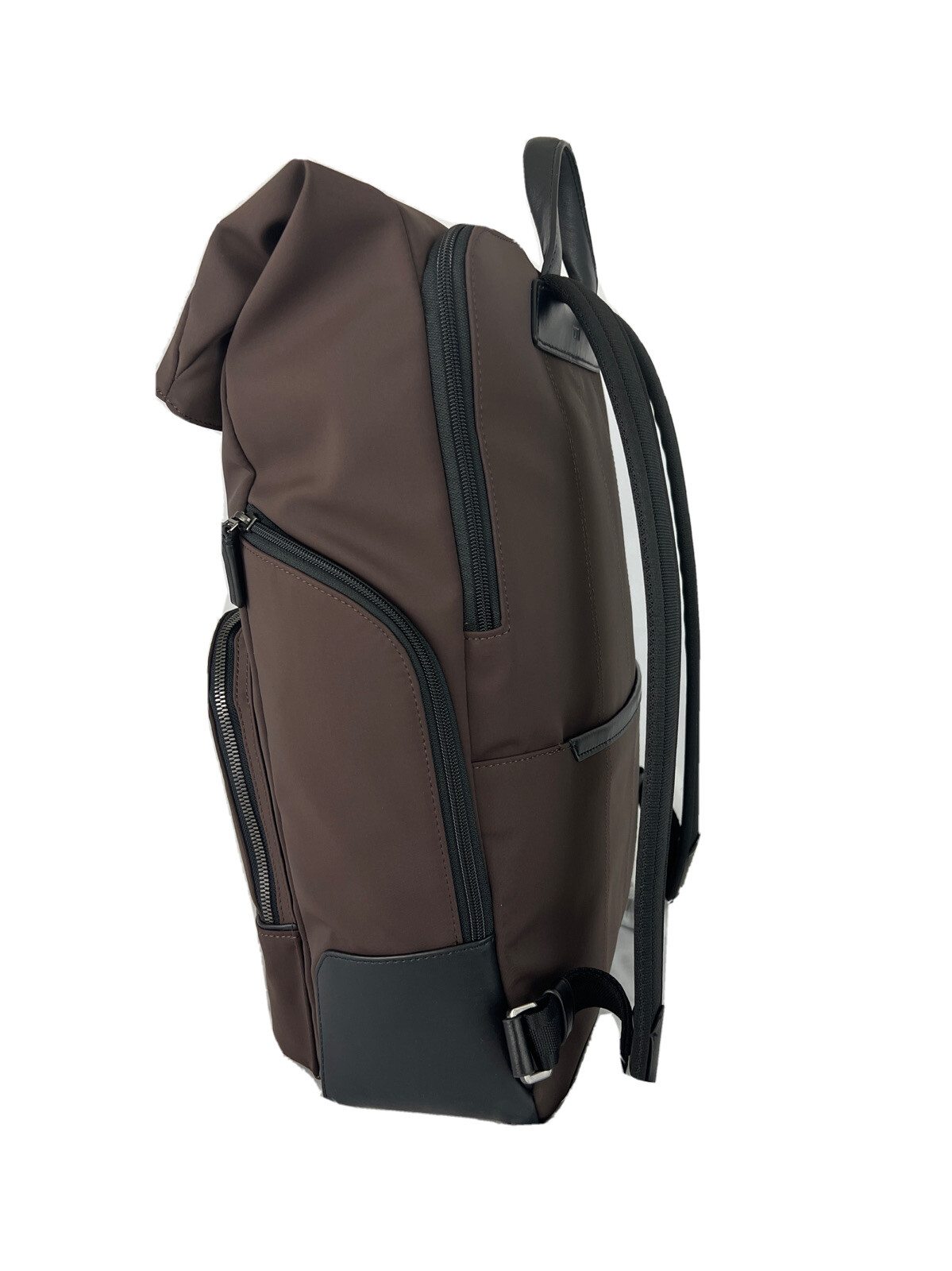 Tumi Harrison Osborn Roll Top Backpack Chocolate Brown New