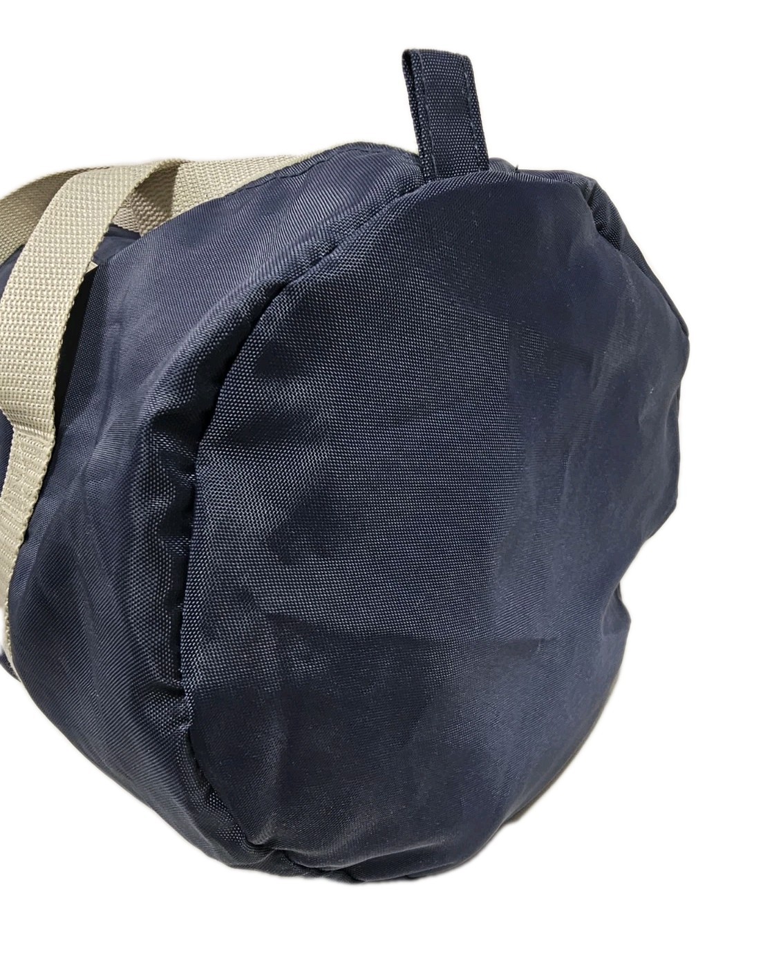 American Eagle Outfitters AEO AE Duffle Bag Navy Blue Grey Carry Straps Round