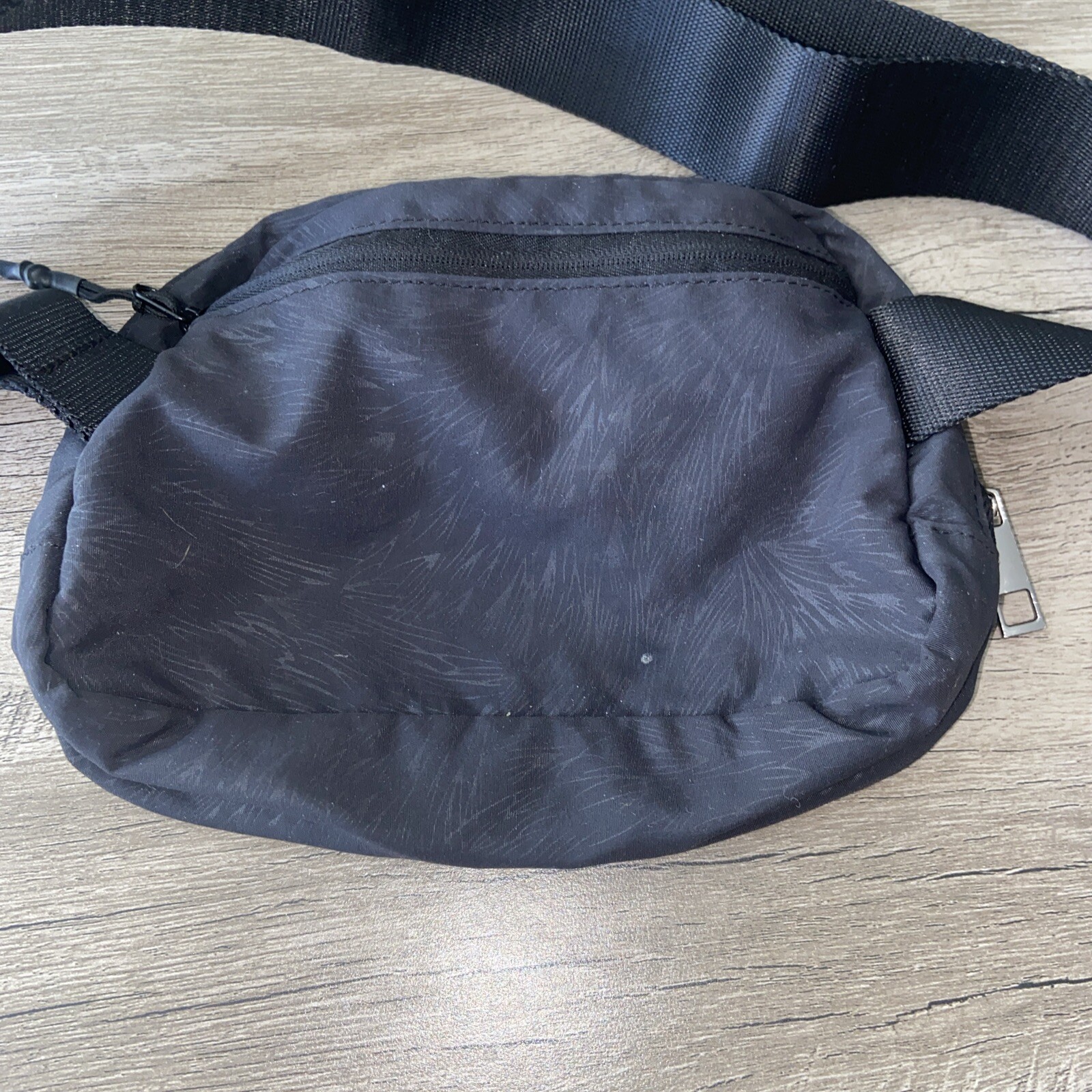 Unisex Mini Belt Bag with Adjustable Strap Pattern Small Fanny Pack for Black