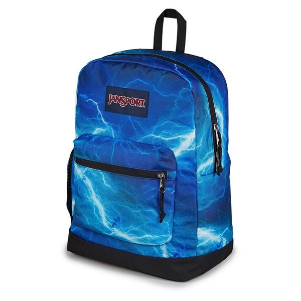 JANSPORT CROSS TOWN PLUS 17″ BACKPACK – ELECTRIC BOLTS