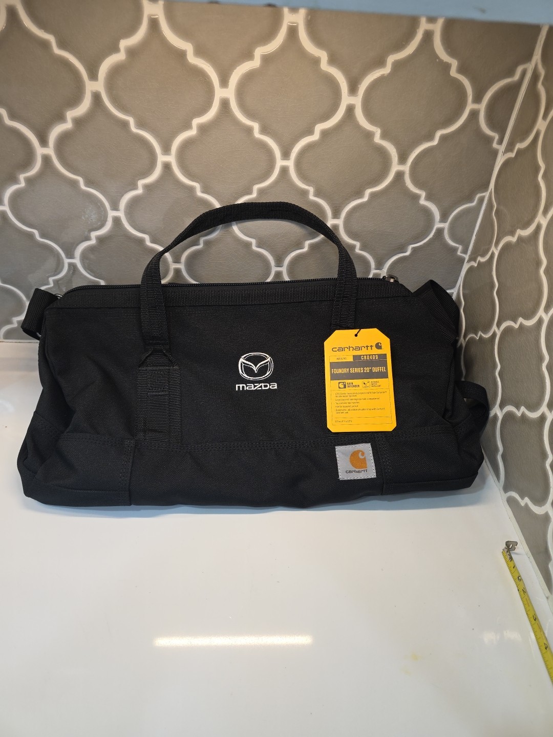 Carhartt “Mazda” Foundry Series 20 Inch Duffel 20” CB0409 Black NWT