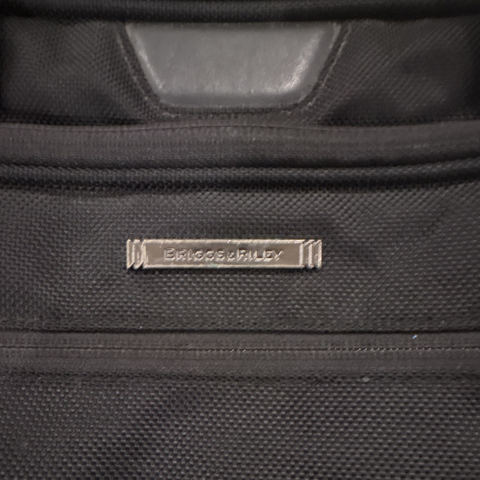 Briggs & Riley @ Work 18″ Slim Brief Messenger Bag Black Ballistic Nylon