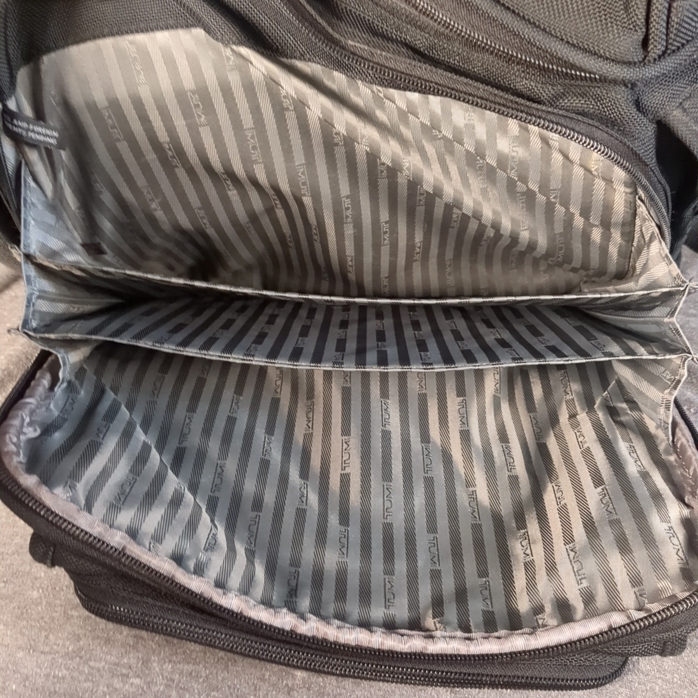 TUMI 26086D4 T-Pass Laptop Backpack Black Nylon Carry On Pockets