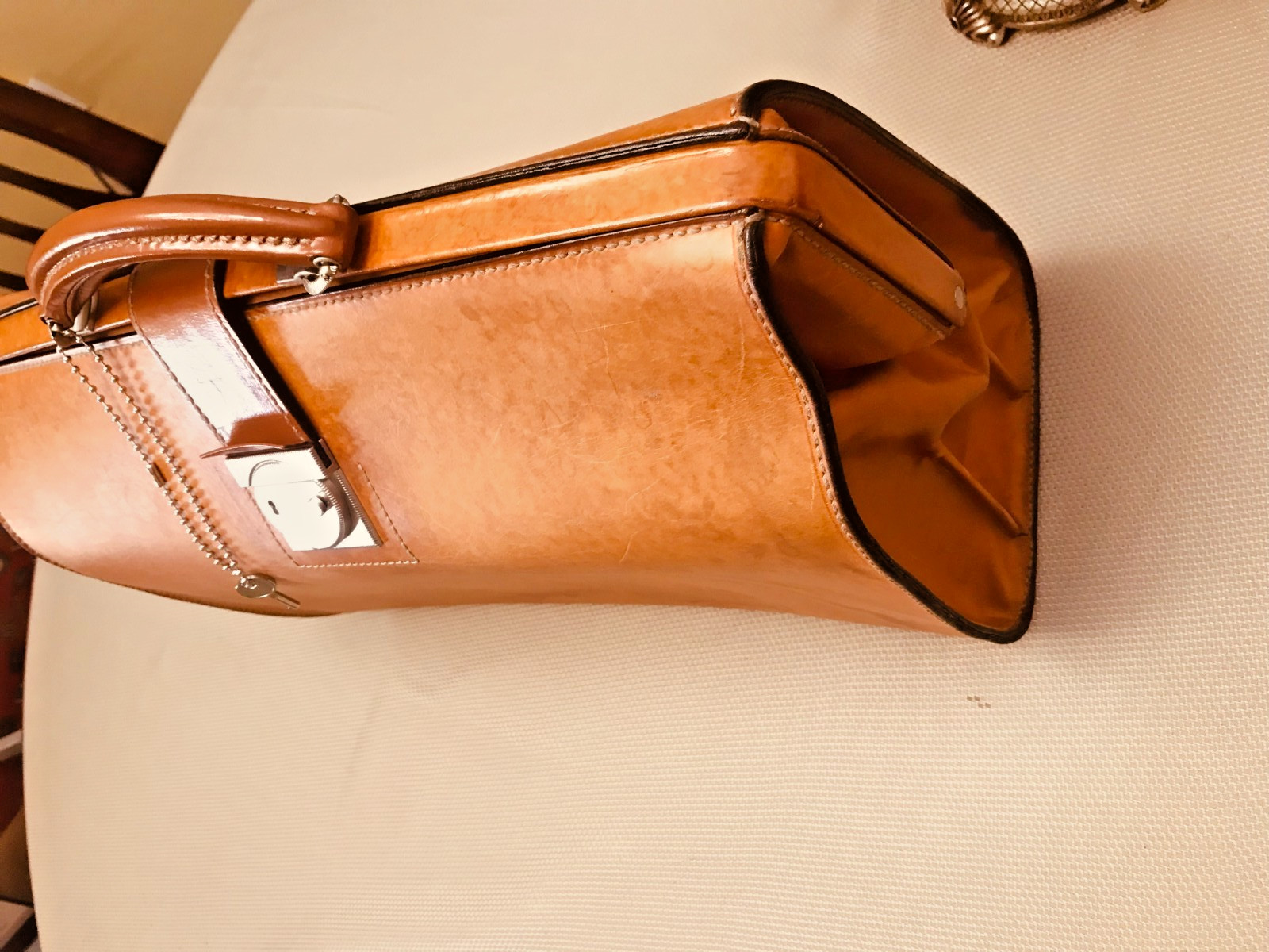 TANNER KROLLE “Bailey’s Case” Bridle Leather Briefcase / Lawyer Bag – ENGLAND