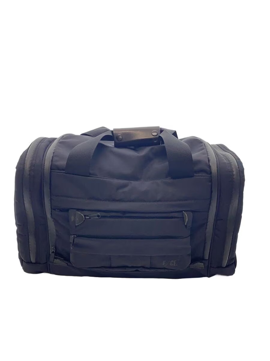 F CE Boston bag, nylon, black, some stains.