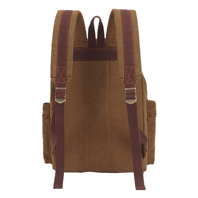 KAUKKO Men WOMEN Vintage Casual Canvas Rucksack Backpack Travel School Bag
