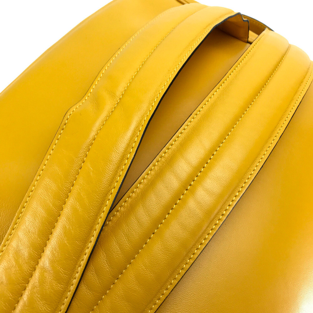 A.TESTONI Backpack-Bag yellow Leather