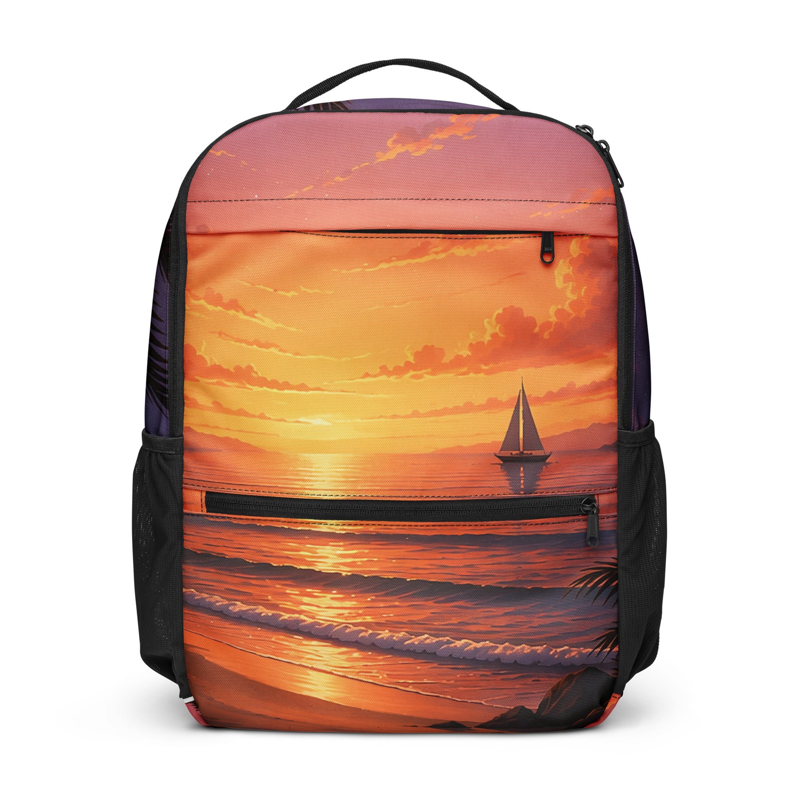 Daypack Backpack ergonomic padded Laptop Pocket Mesh Pockets Unisex Summer
