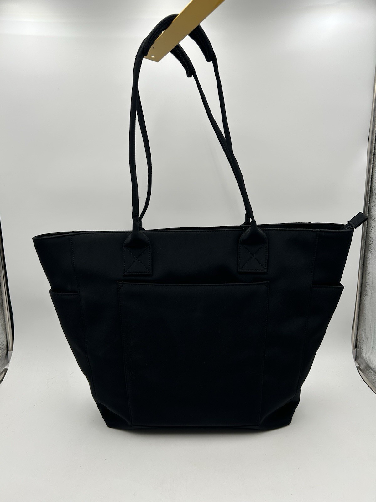 L.L. Bean Large Black Computer Shoulder Tote Bag Multiple Pockets Professional