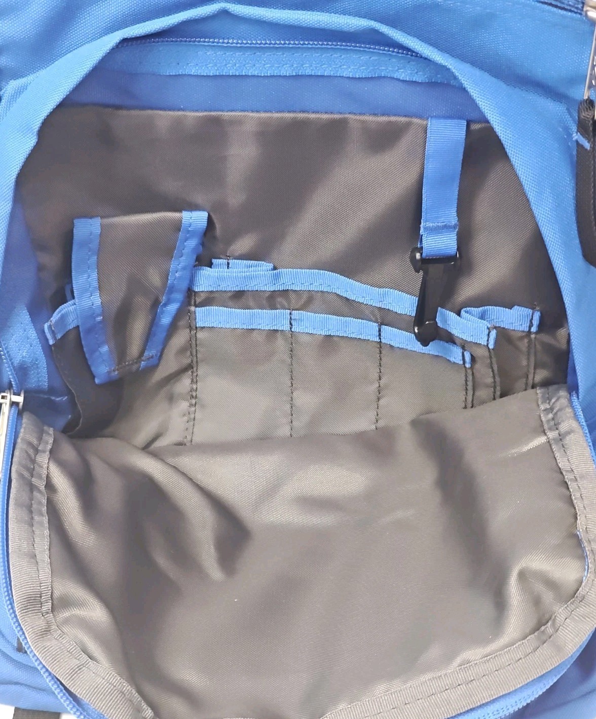 JanSport Big Student Backpack Royal Blue DJ Turntable Graphic Pack TDN7 T475 New