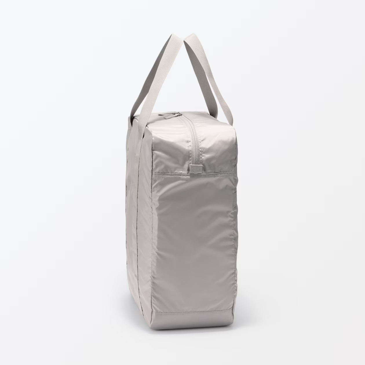 MUJI Packable Water-Repellent Vertical Boston Bag Black/Khaki/Dark Beige NWT