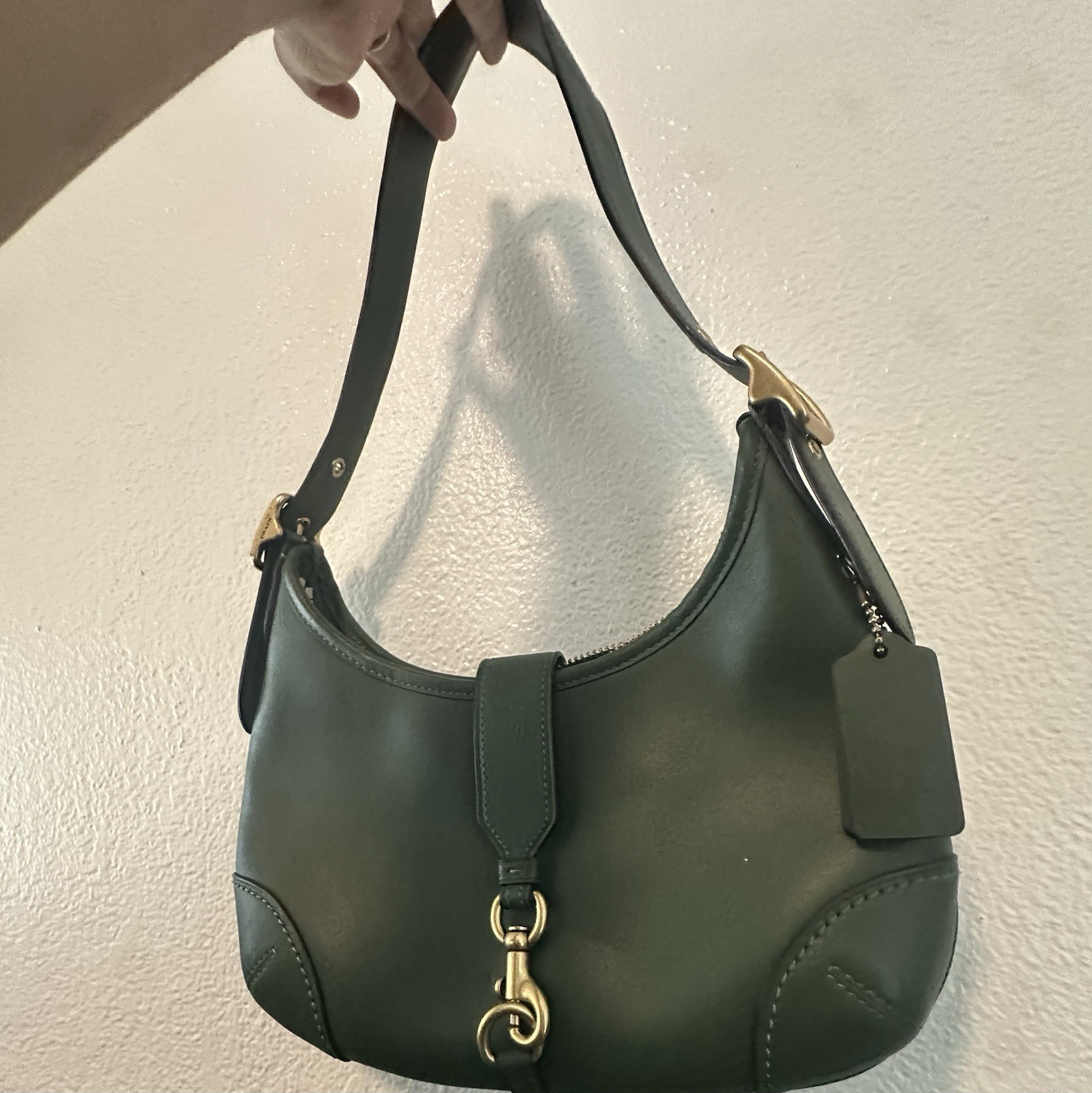 Coach Green Shoulder Bag