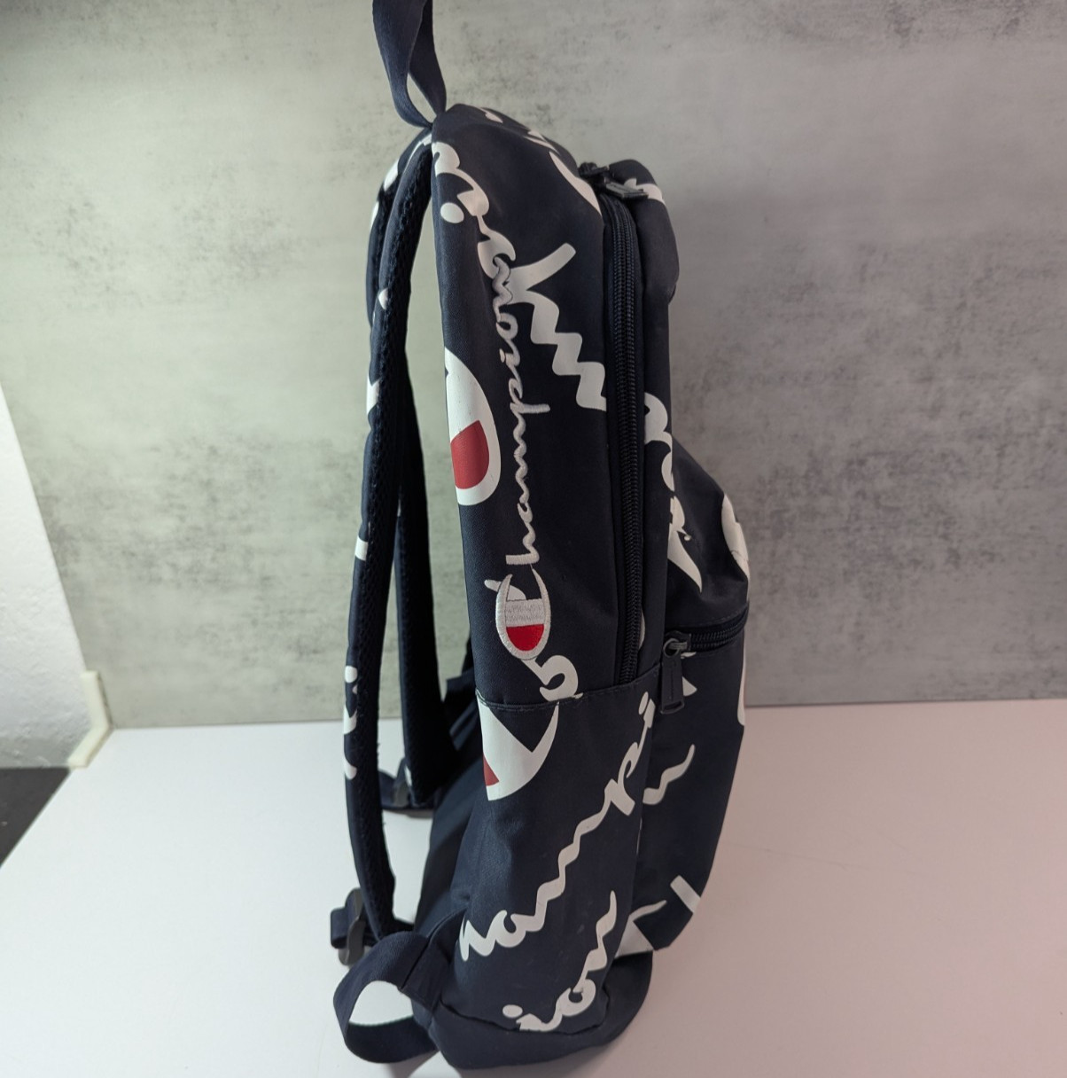 Champion Advocate Black Canvas Backpack All Over Print