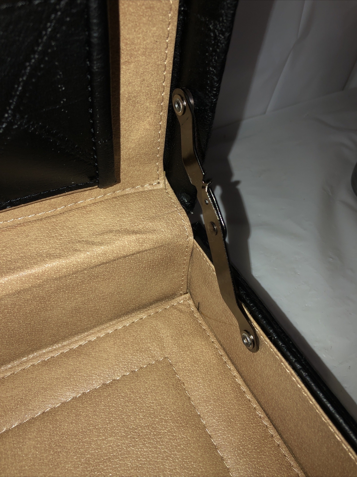 Black Briefcase Designer W/ Locks 12.5×17.5” Attaché Working Unused