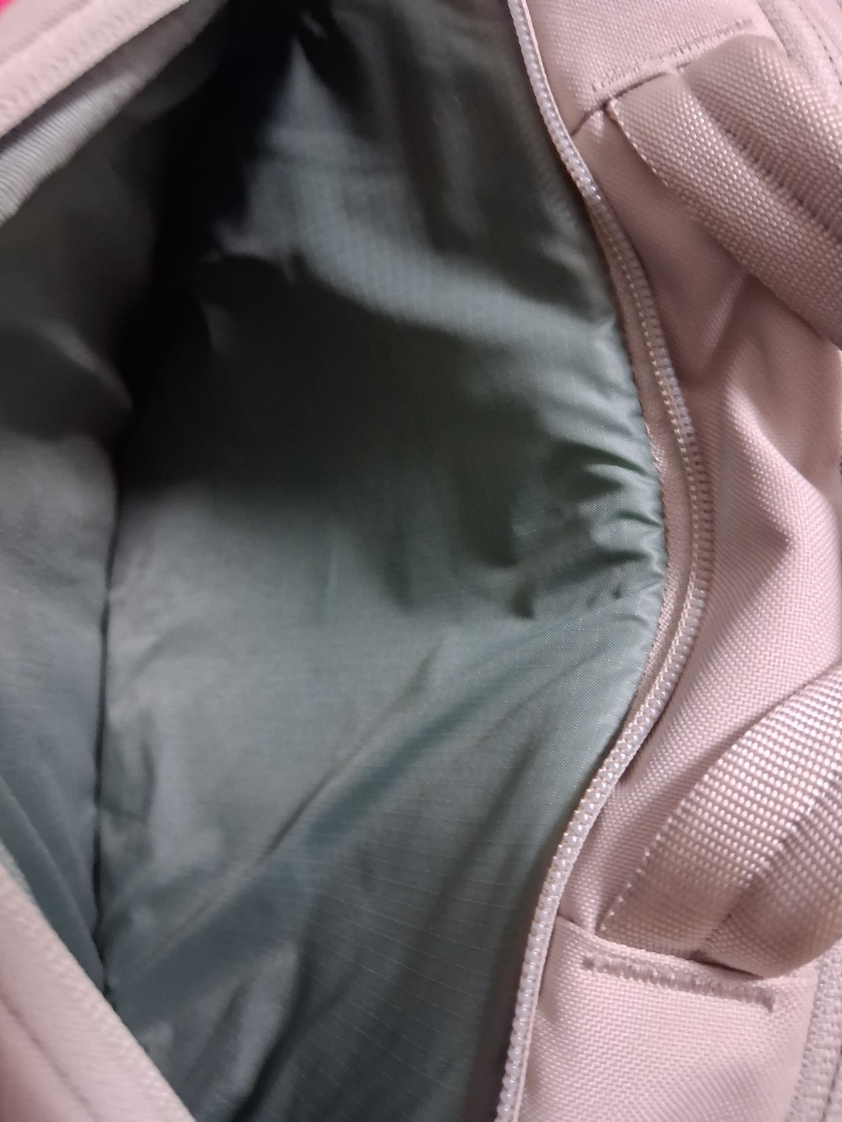 Lululemon Double Zip Backpack 22L Raw Linen/Grey Eucalyptus Back To School