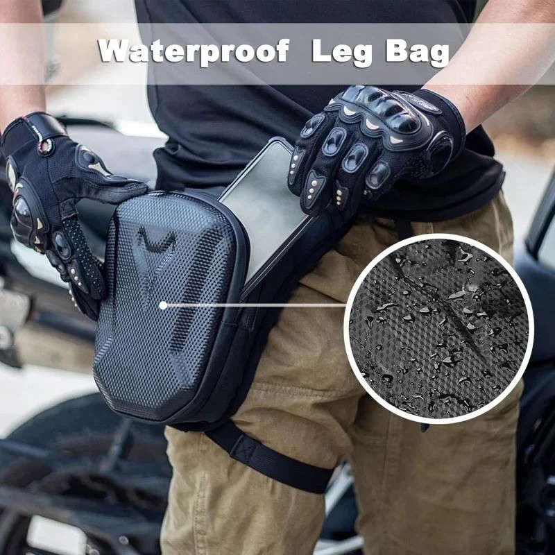 Motorcycle Leg Tank Bag Waterproof Waist Pack Crossbody Rider Biker Drop Thigh
