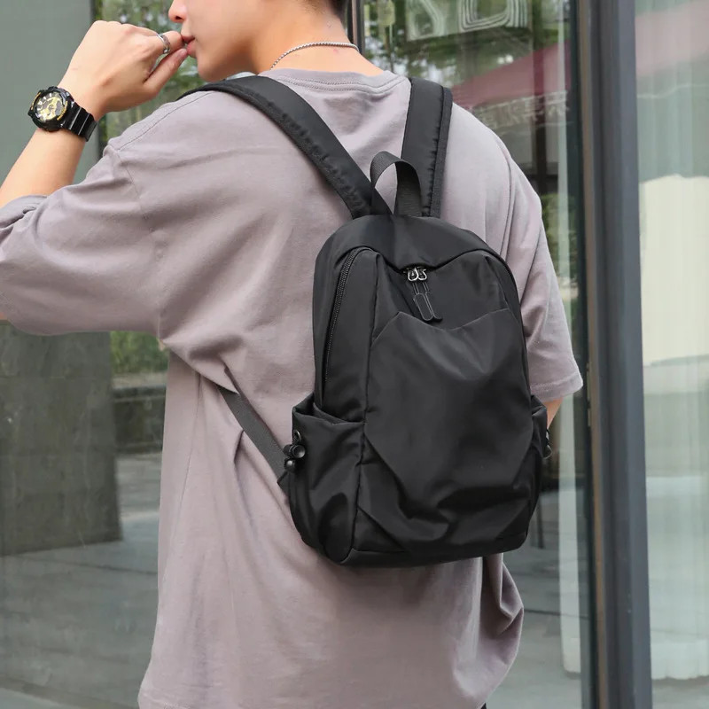 Sport Mini Men’s Backpack Fashion Small Black Travel Rucksack Shoulder School.