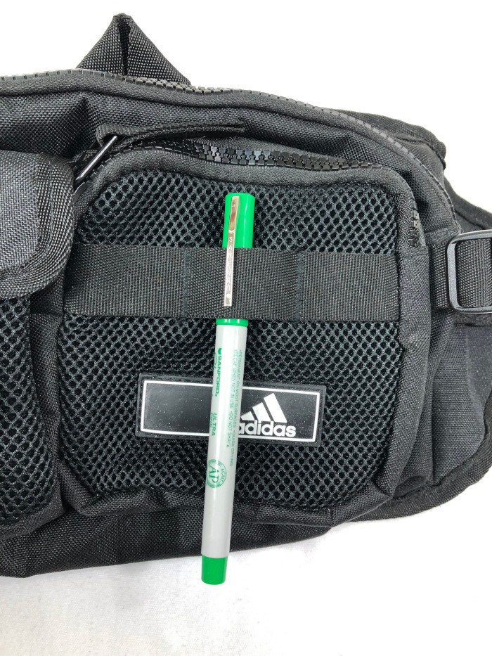 NEW Adidas Amplifier 2 Multipockets Crossbody Bag Black/White Polyester Unisex
