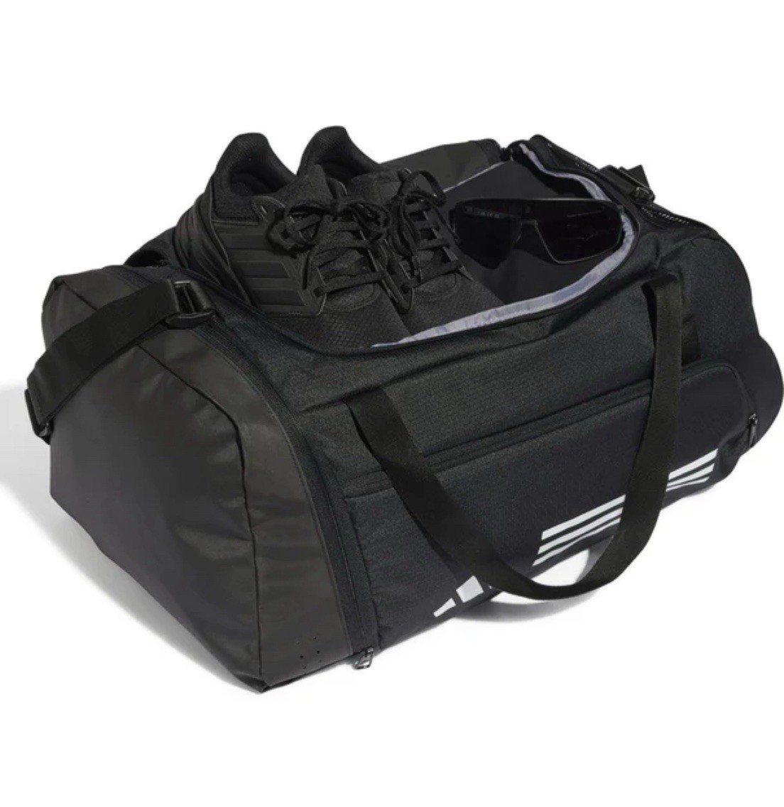 Adidas Essentials 3 Stripes Medium 51L Duffle Bag School/Work/Sport FREE SHIP