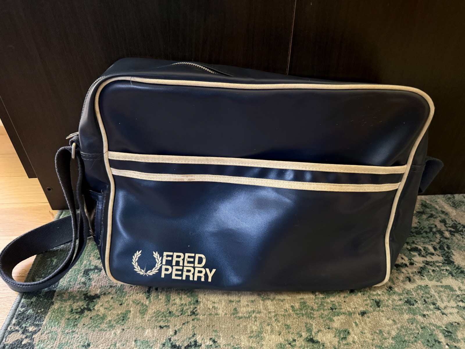 Fred Perry Classic Blue Shoulder Bag – Laptop Bag, Messenger