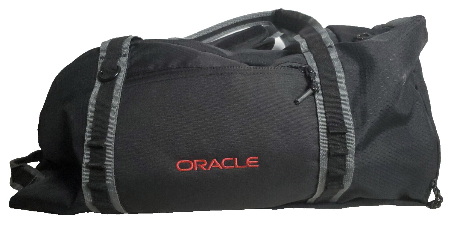 Oracle Black Duffle Bag w/ Four (4) Pockets and Two (2) Different Grips