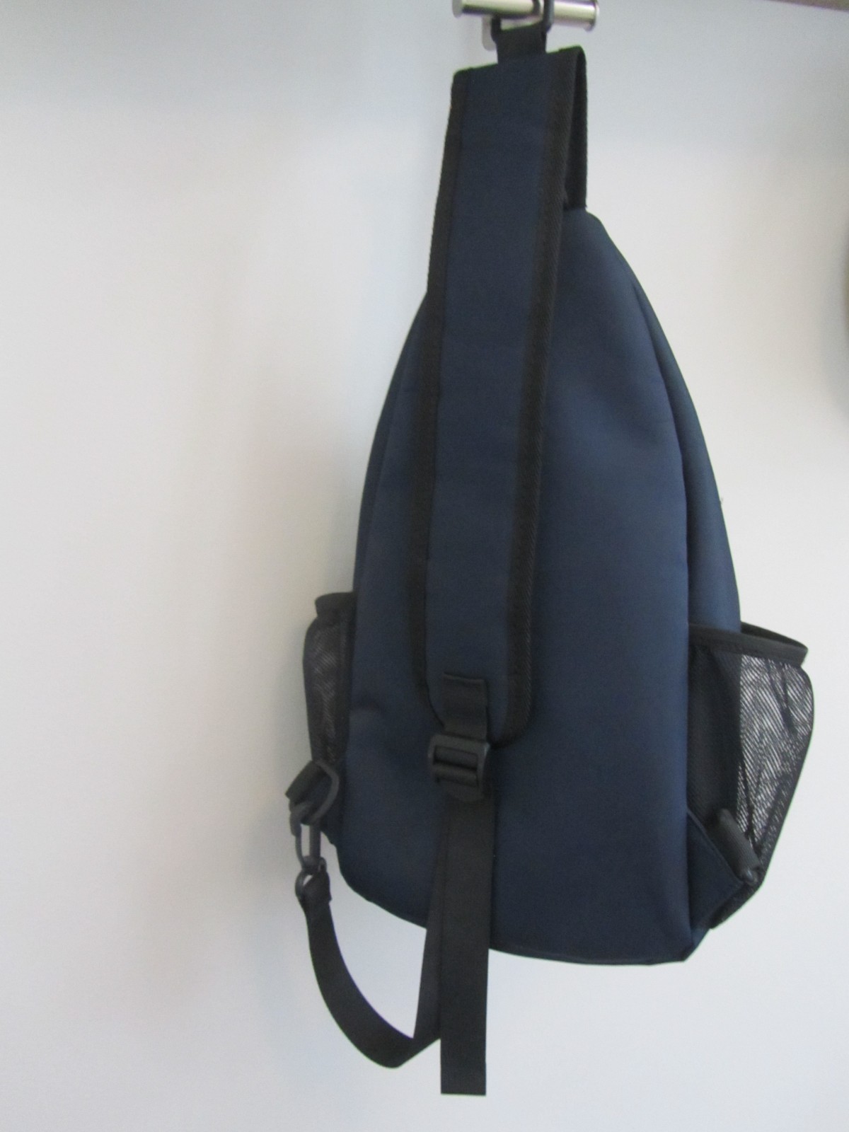 Navy Blue Unisex Multi-Pocket Sling Crossbody Shoulder Daypack Backpack Bag