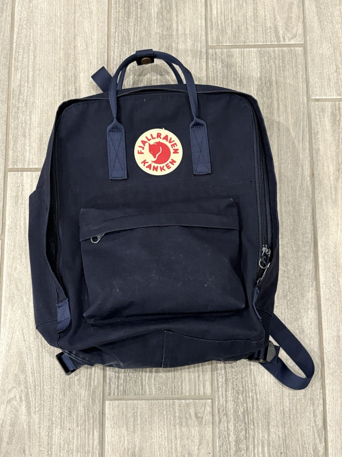 FJALLRAVEN Kanken Blue Classic Mini Backpack School Work Travel 14″L X 11″W