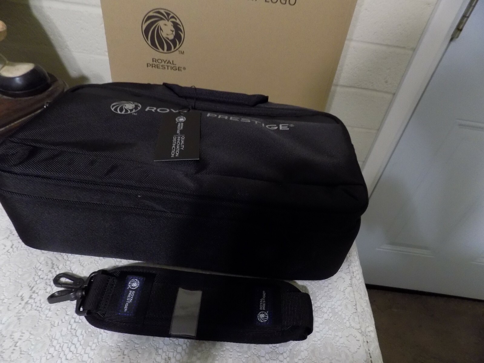 NEW Royal Prestige Black Messenger Bag ,