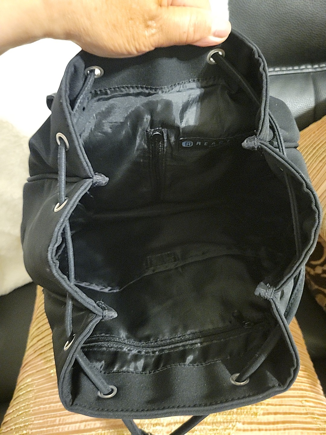 Reaction Kenneth Cole Backpack 16x12x7 Microfiber