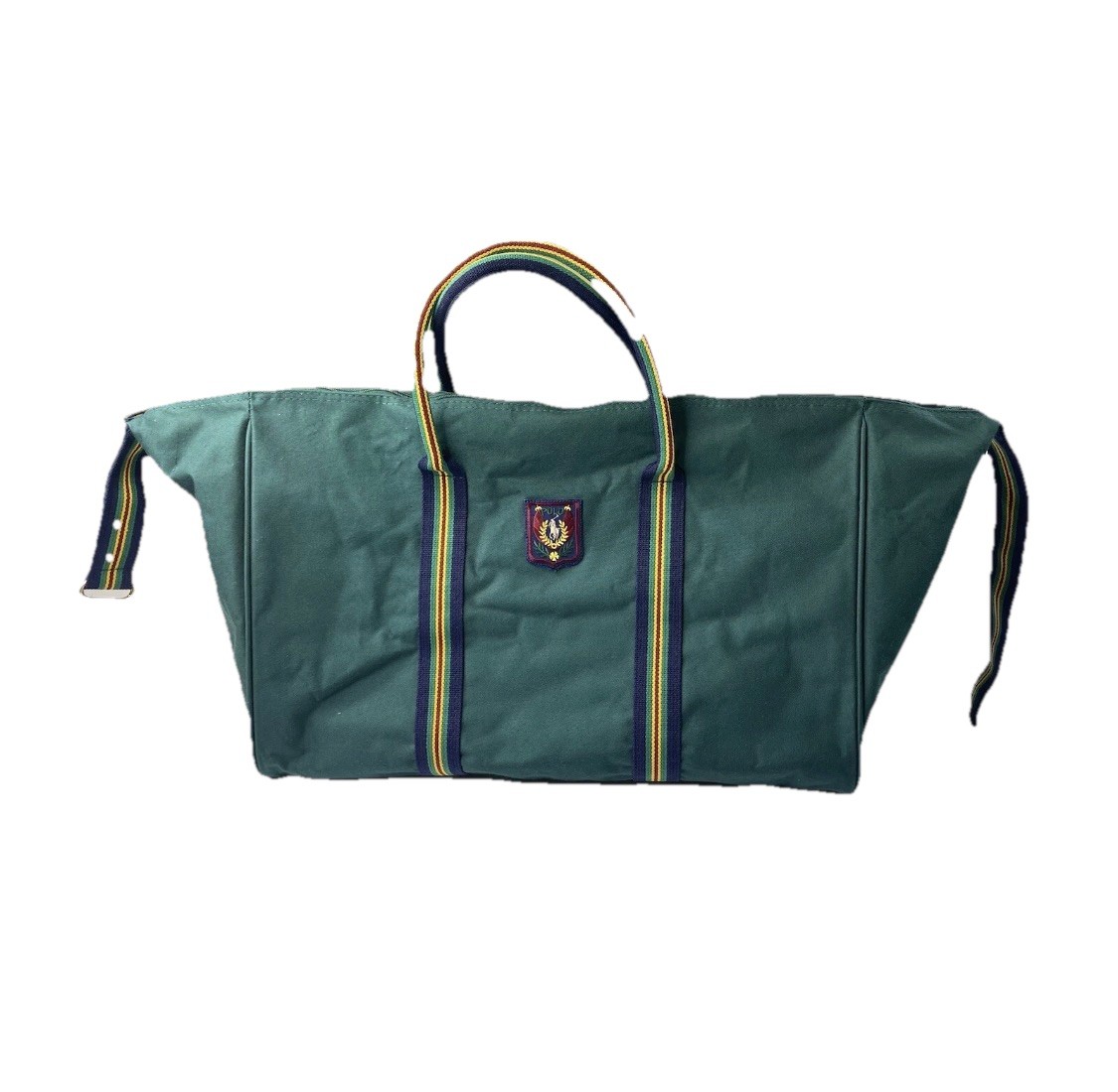 Vintage 90s Polo Ralph Lauren Uni Crest Hunter Green Duffle Bag Travel