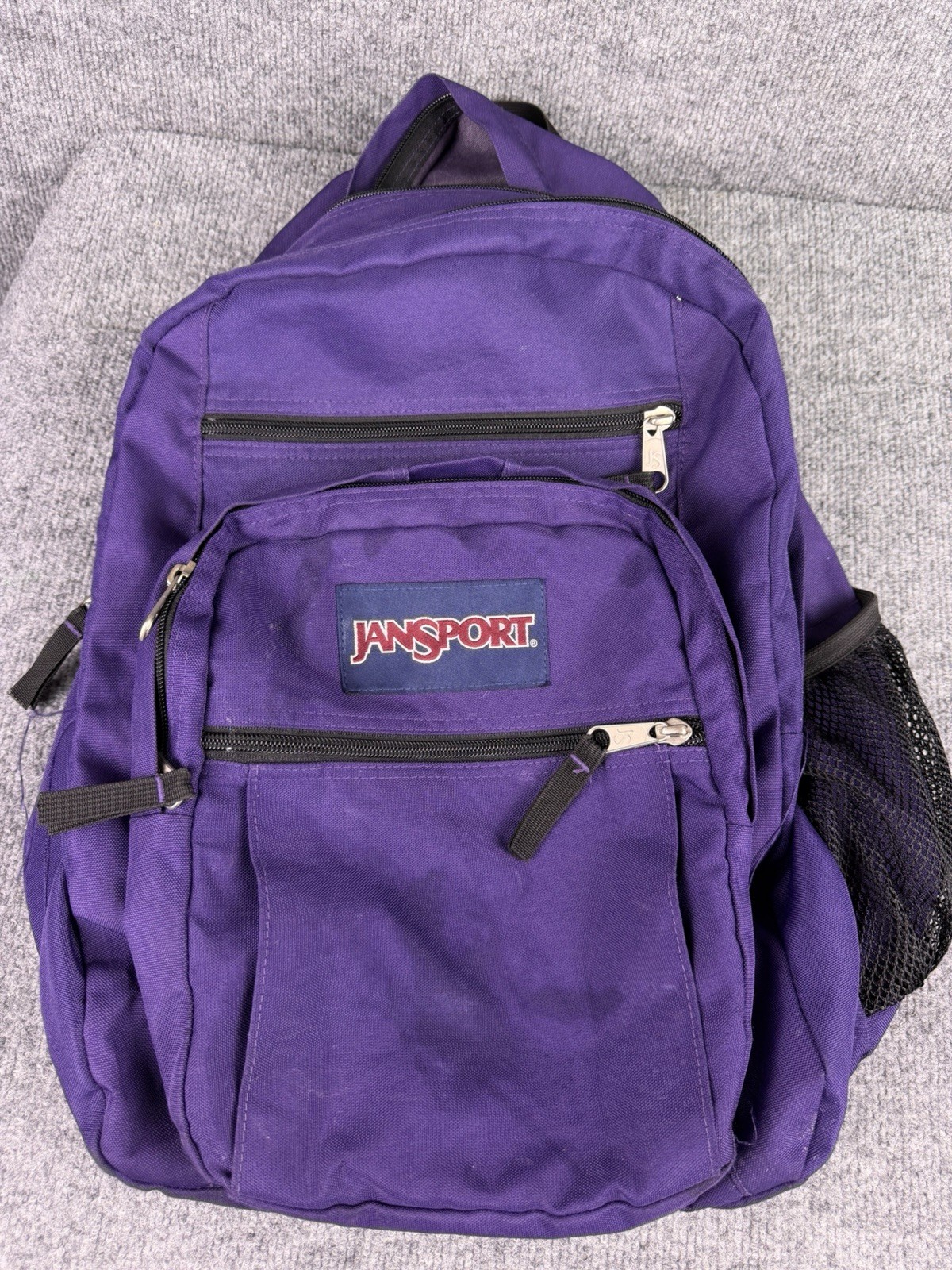 JanSport SuperBreak Backpack – Purple – Classic School/Travel Bag Durable 1990s