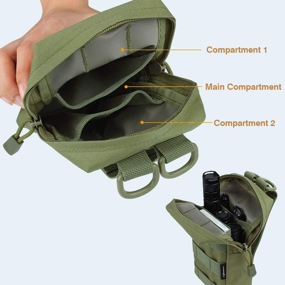 Tactical Molle System Medical Pouch EDC Accessory Waist Pack Airsoft Hunting Bag