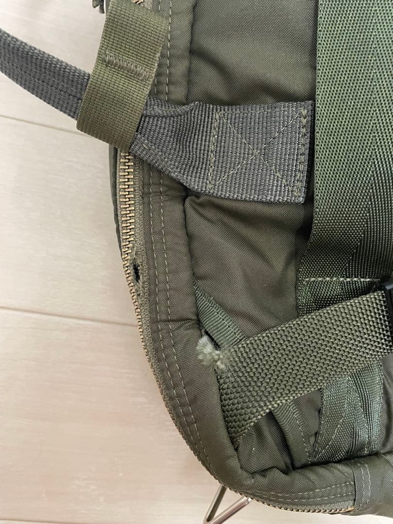 Yoshida Porter Force 3WAY Briefcase Backpack Olive Made in Japan used