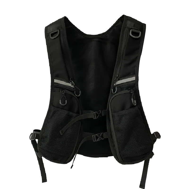 Reflective Design Chest Rig Bag for Men Hip-hop Streetwear Tactical Vest Backpac