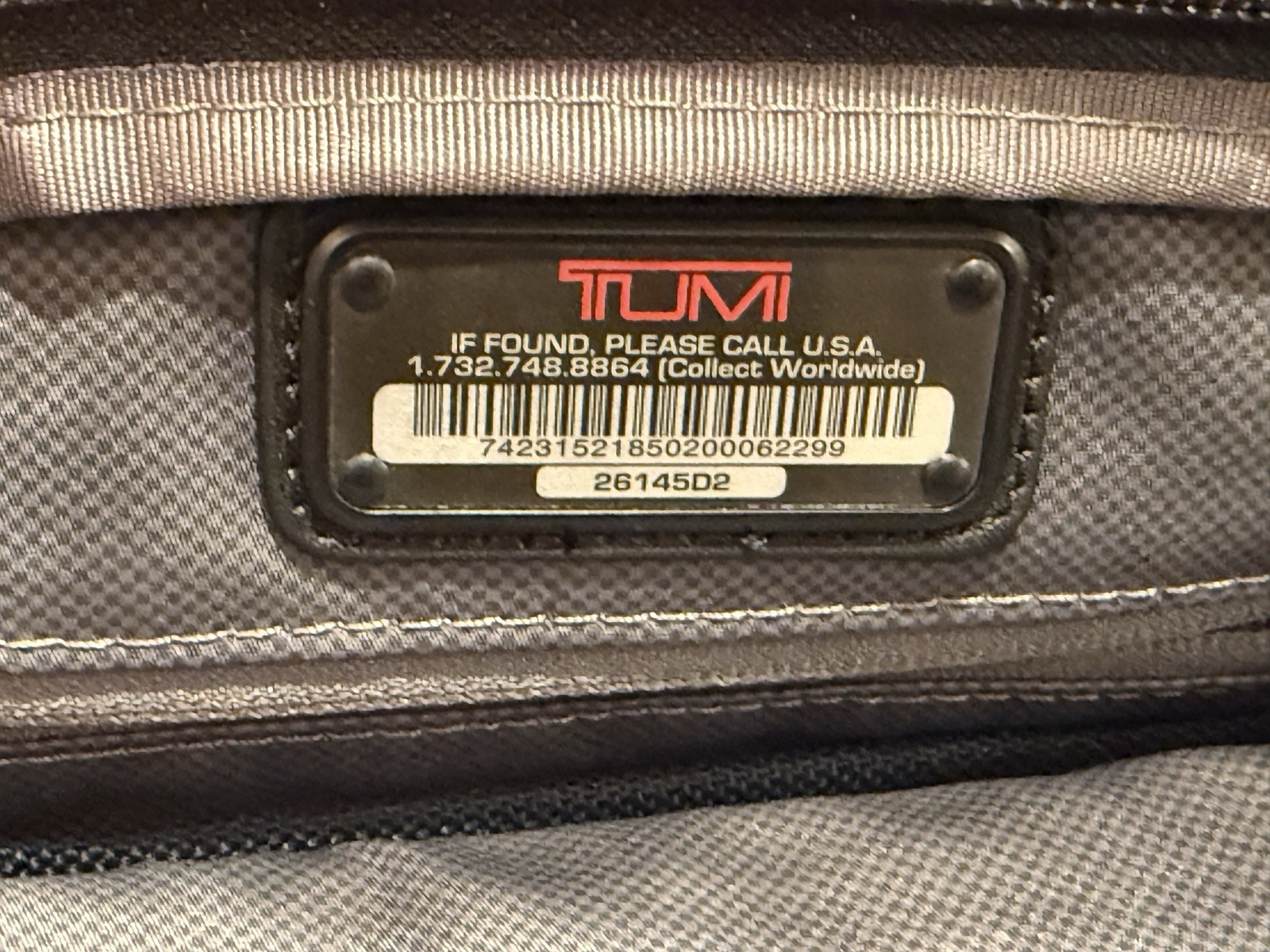 Tumi Black Alpha 2 FXT T-Pass Expandable Laptop Brief Bag # 26145D2 NEW