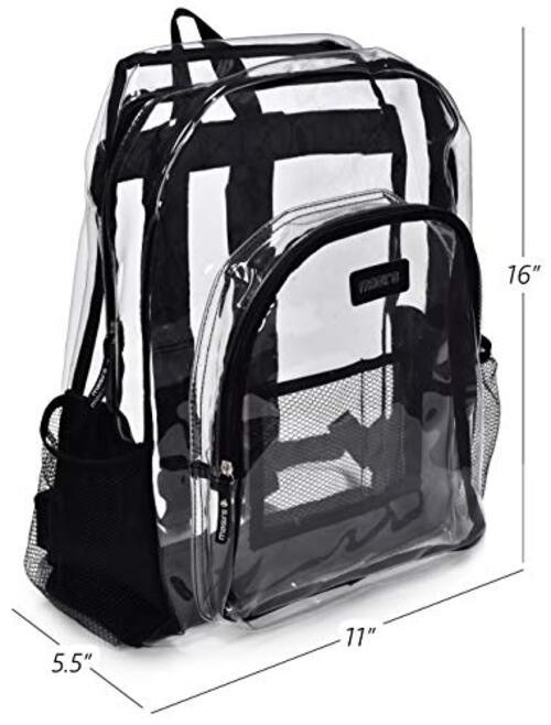 Handy Laundry Clear Backpack Stadium Approved – Heavy Duty Clear Backpack