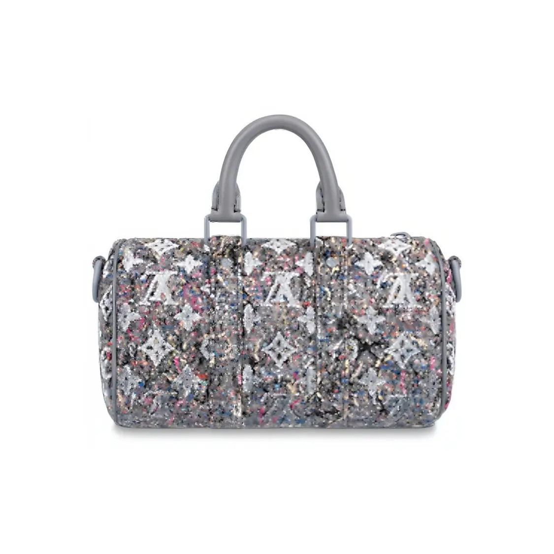 LOUIS VUITTON Keepall Classic Old Flower Full Body Logo Handbag 8.2×3.5×4.7 in