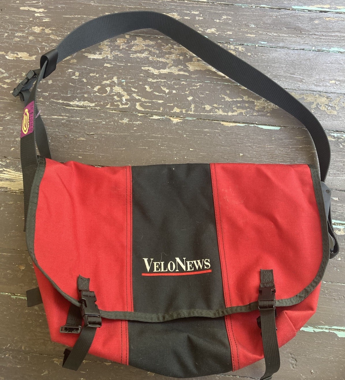 Vintage Timbuk2 Bike Messenger Bag Custom Velonews cycling Large Gorpcore