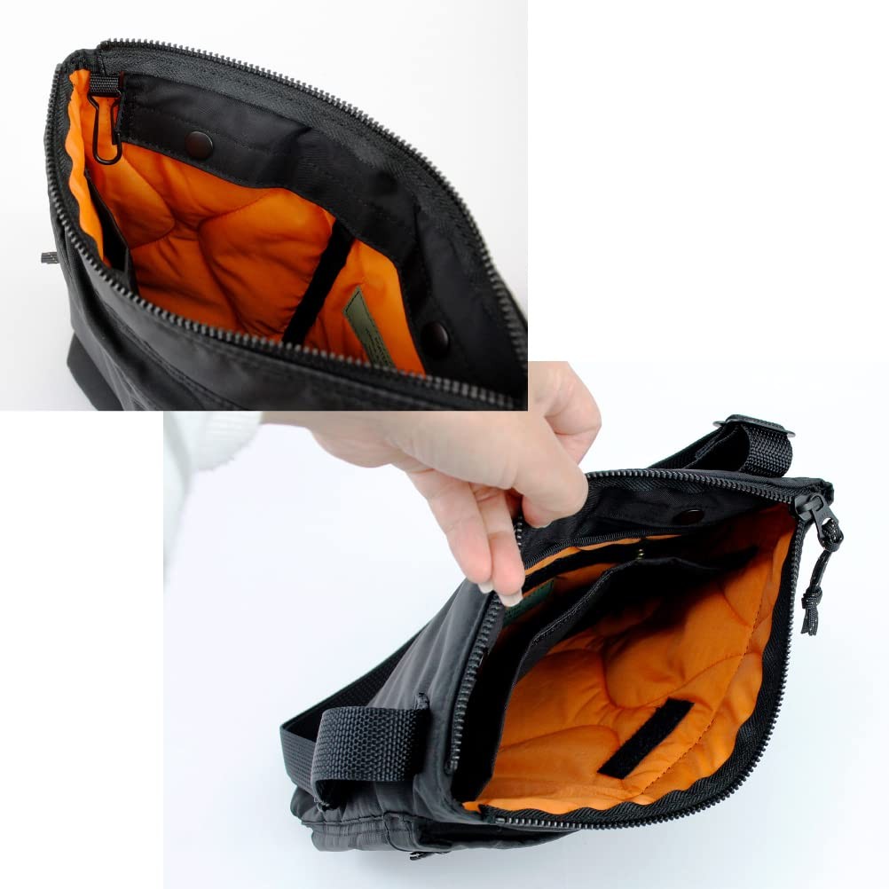 PORTER FORCE Navy Shoulder Bag, Mini Shoulder Bag, Water-Repellent, 855-05901