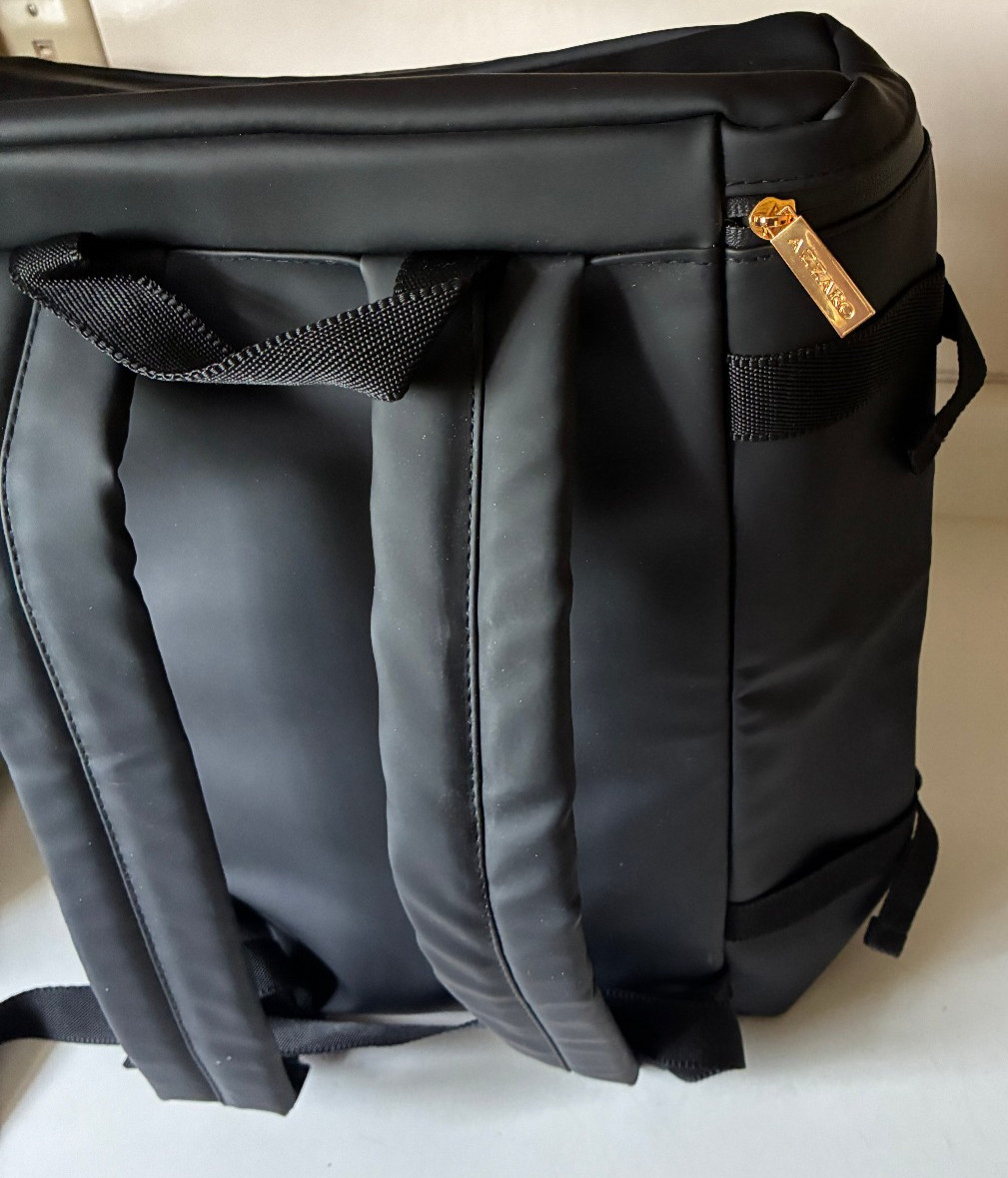 Azzaro Generic Backpack 25 Faux Leather Black