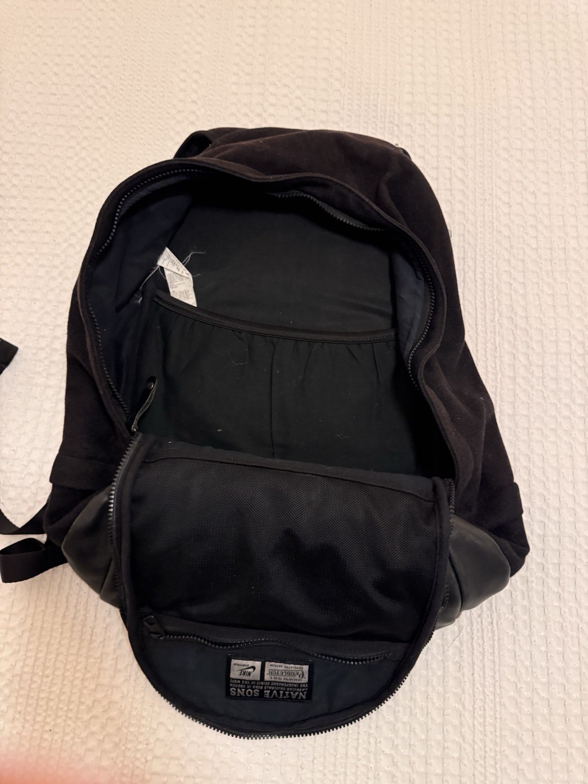 Nike ACG X Pendleton Cheyenne 2000 CLSC Pendleton Backpack Wool & Leather Black