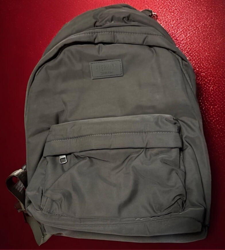 Calvin Klein Eternity Black Backpack Purse Gift Bag New With Tag