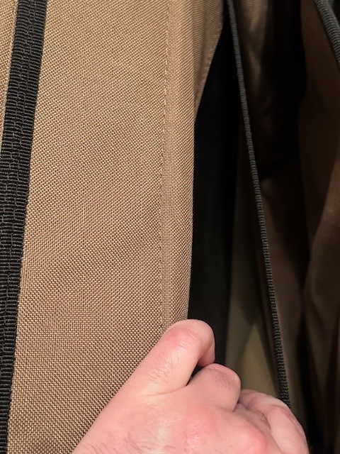Duluth Trading Company Large Brown and Black Canvas Messenger Bag NWD