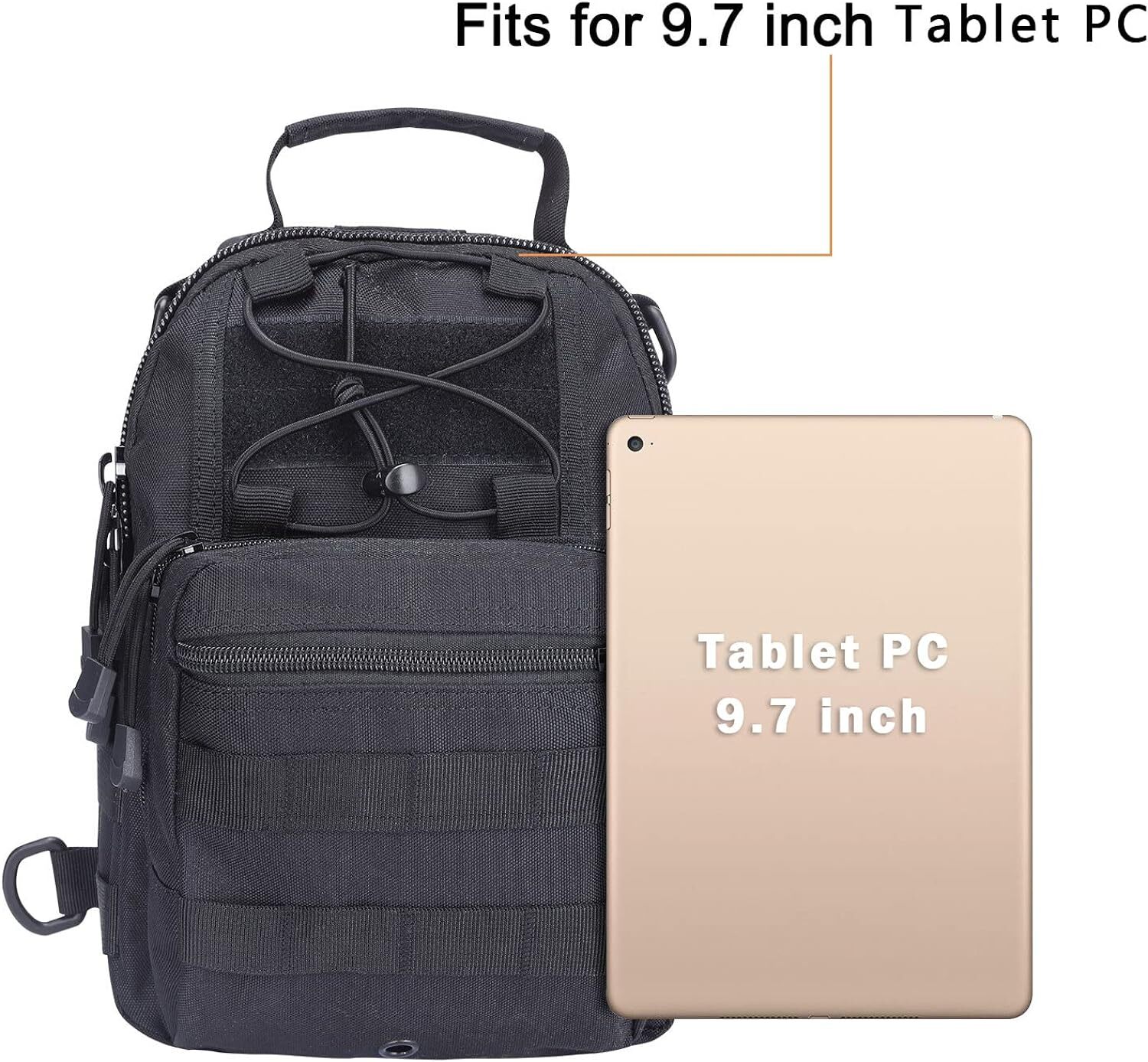 Tactical Shoulder Crossbody Backpack Military Concealed Carrier Sling Chest Pack