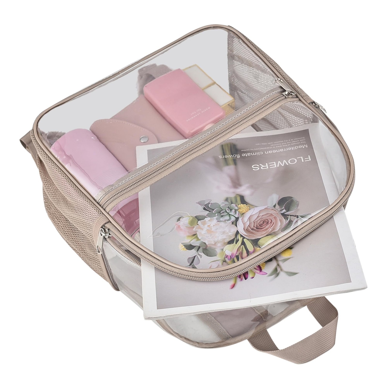 Clear Backpack 12x6x11 in Waterproof PVC – Stadium Approved for Concerts, Sports