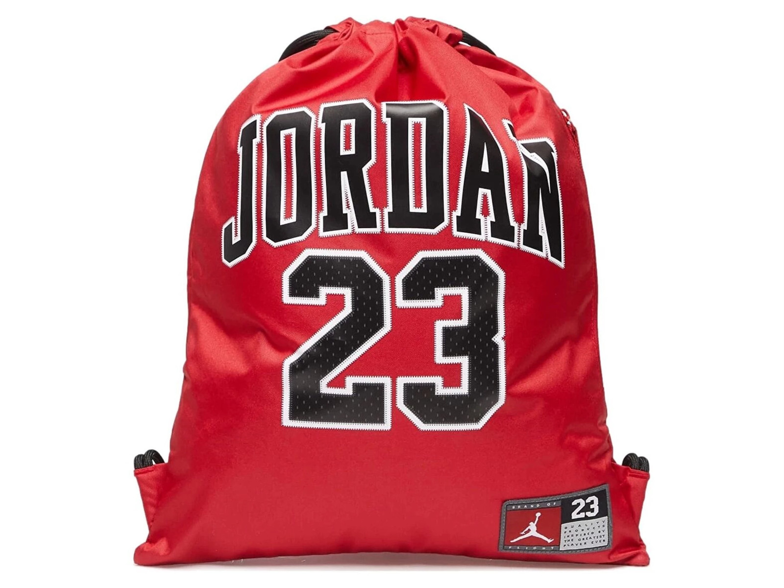 Nike Air Jordan 23 Bulls Jersey Gym Sack Backpack GYM RED 9A0757-R78 FAST SHIP