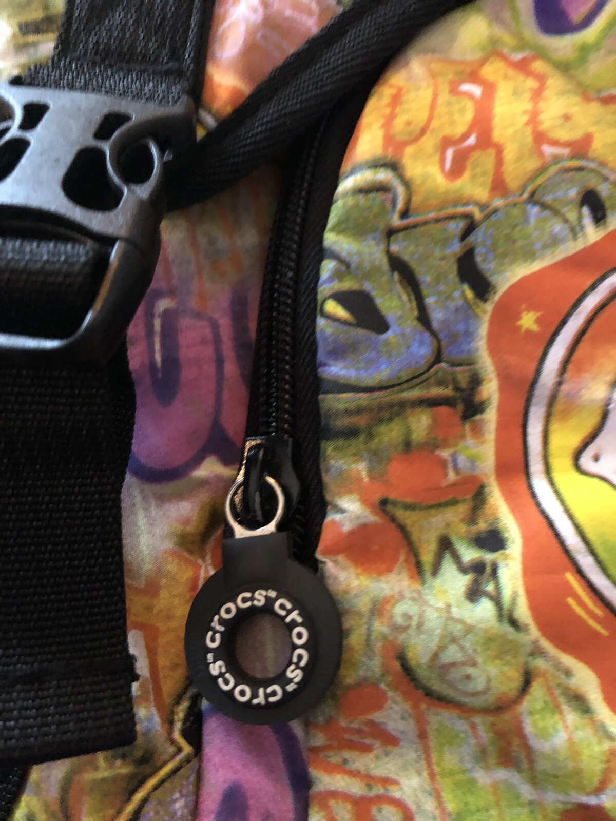 Crocs Graffiti Dinosaur Backpack
