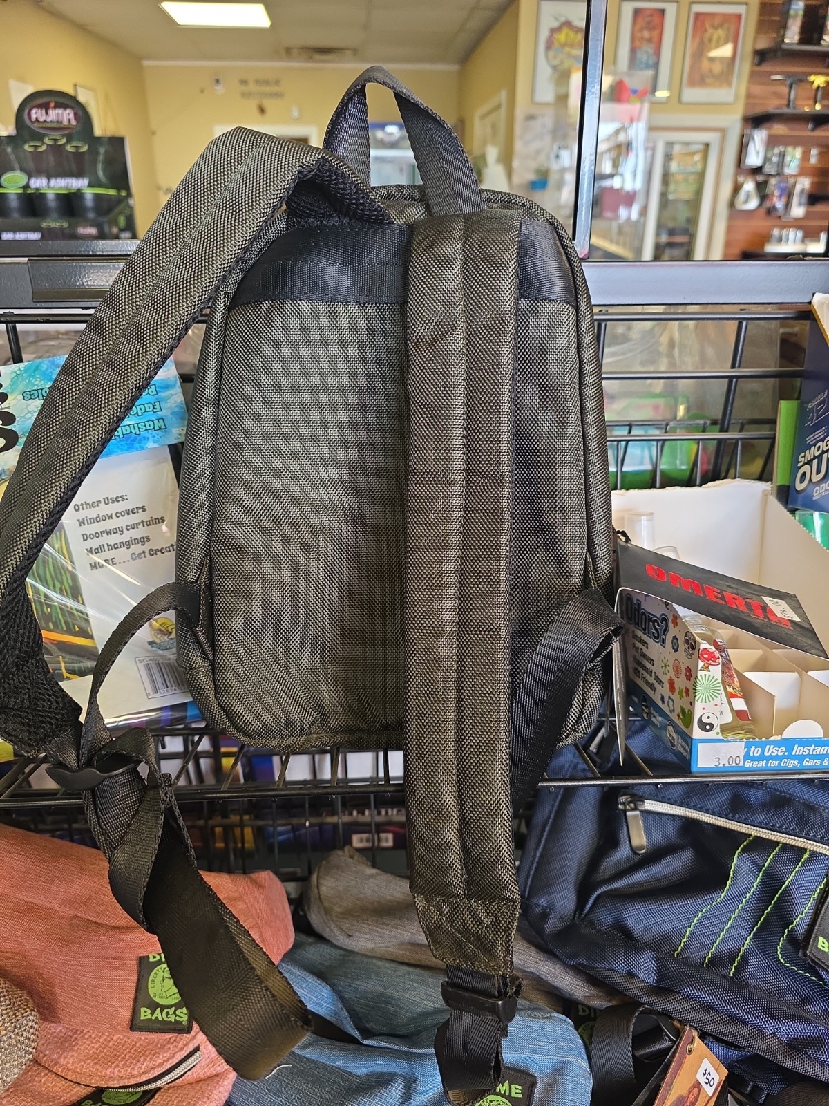 OMERTA Mini Molly Backpack Carbon Fiber Black Concealed Carry CCW EDC Bag